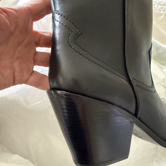 Tory Burch Western Mid Boot Leather - Picture 5 of 13